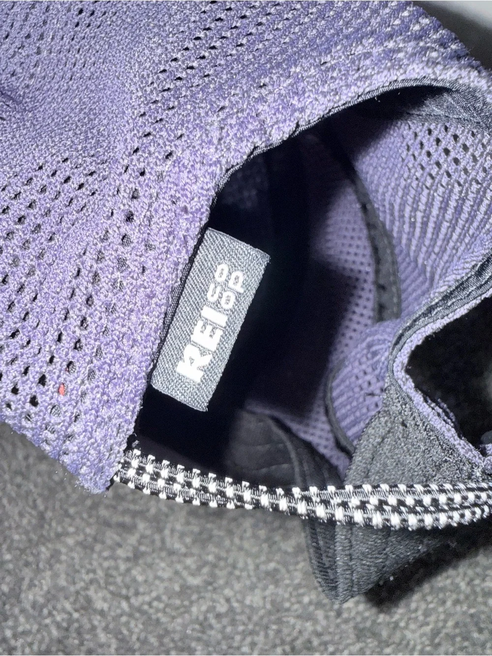 REI Co-op Purple Mesh Performance Hat Adjustable Outdoor Hiking Running Cap